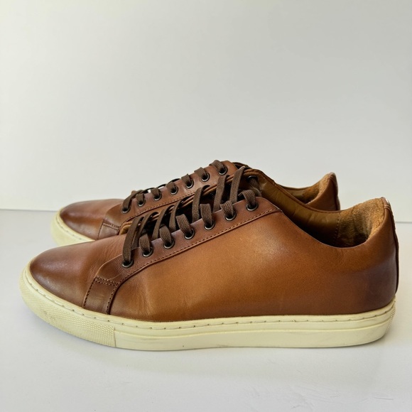 Thursday Boot Company Premier Men Low Top Sneakers Brown Leather 9.5 Wide Casual - Picture 8 of 11